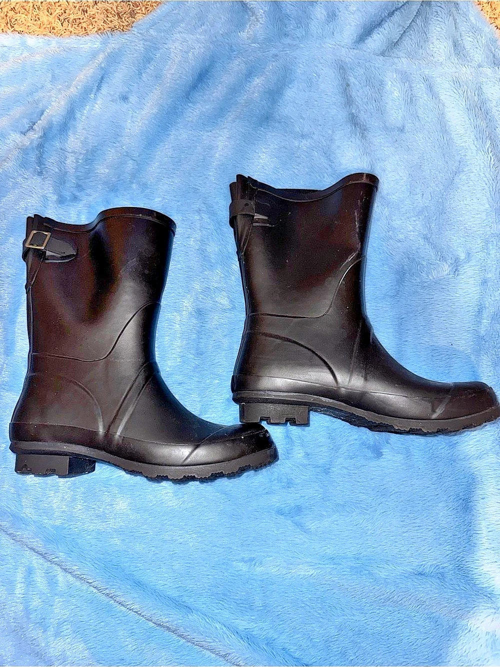 Rain Boots Black US 8